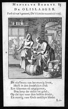 1720 - Presse À Huile Huileux Artisanat En Cuivre Jan Luyken