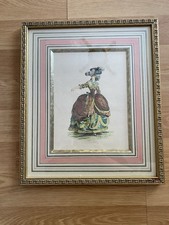 Gravure de mode ancienne