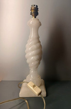 Pied de lampe em Albatre