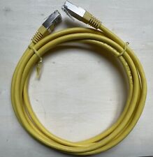 Câble RJ45, Cat 5e, 2 mètres, UTP, Jaune, EuroTechnoCom