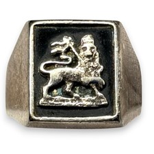 Vintage Sterling Silver Lion