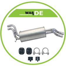 silencieux arriere échappement Mercedes Benz W126 260 SE+300 SE SEL W124  126