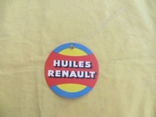 Etiquette de contrôles Vidange Graissage - Huiles RENAULT - port gratuit