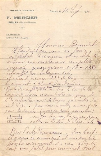 Ancienne lettre machines - ancienne,