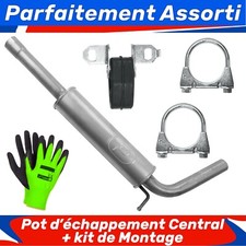 Pot d’échappement central