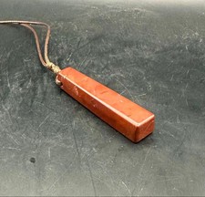 Pilier flamme quartz rouge