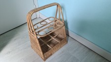 porte bouteille en osier