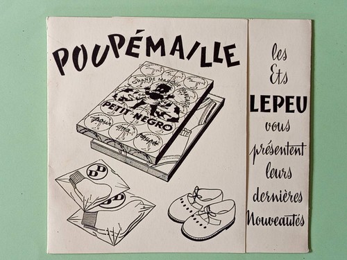 Rare dépliant poupées - dépliant,