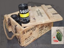 CAISSE BOIS MK2 ANANAS GRENADE