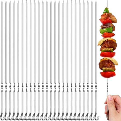 Brochettes longues acier - longues,