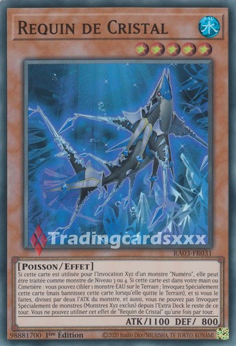 Requin de cristal - yu-gi-oh!,