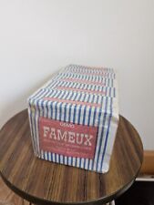 1 lot de 5 paquet de papier WC vintage marque Fameux Gemo, épicerie cabinet,