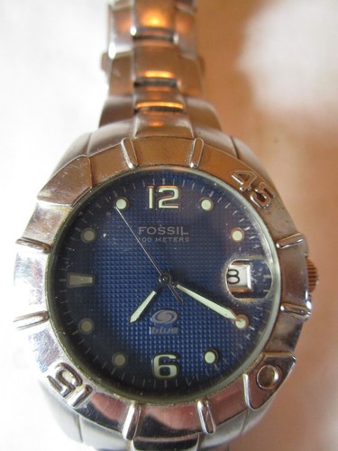 Montre plongée fossil blue - montre, de