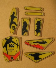 Flipper pinball set décor