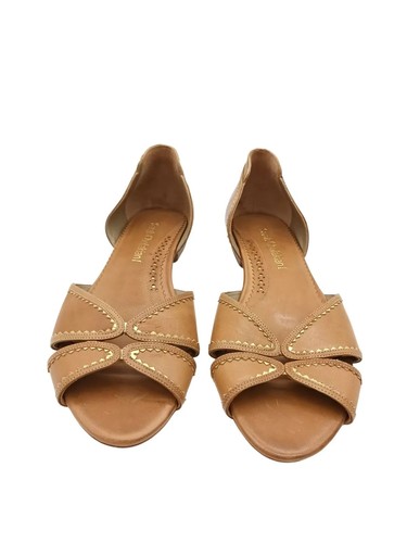 Ballerines cuir marron - en,