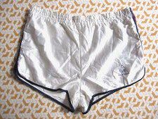 Short Le Coq Sportif Polyamide Vintage Blanc 80'S Football Nylon - M