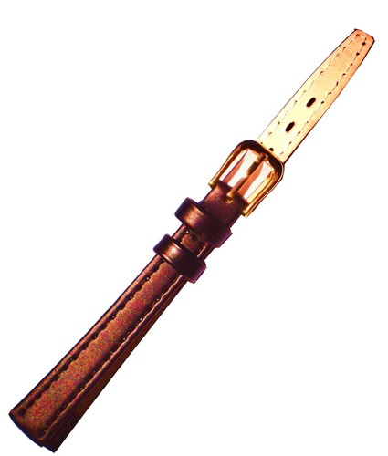 Bracelet montre cuir marron - bracelet,