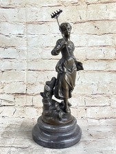 Sculpture En Bronze Massif