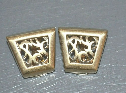 Boucle oreille clips doré - , d'oreille