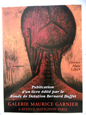 BUFFET Bernard Affiche originale 2013 Maurice Garnier Homme