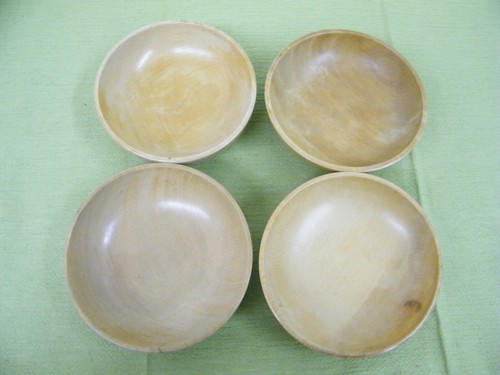 Vintage wooden salad bowls - vintage,