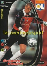 172 GREGORY COUPET OLYMPIQUE LYONNAIS CARTE WIZARDS FOOTBALL CHAMPIONS 2001 2002