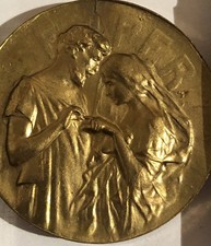 MÉDAILLE DE MARIAGE SEMPER EN