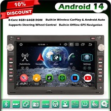 64GO Android 14 Autoradio GPS
