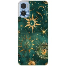 Coque pour Moto E13 lune astro