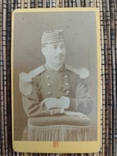 cdv, Mr Latil militaire sous lieutenant au 22eme, Photo Bellingard. Lyon