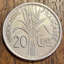 PIECE DE 20 CENTIMES INDOCHINE