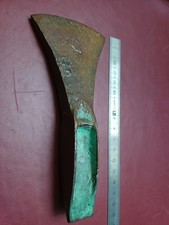 Hache en bronze massif moulage muséal