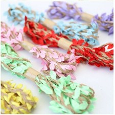 10m Artificiel Feuilles Jute