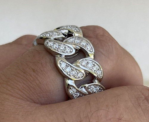 Moissanite miami cubain homme - moissanite,