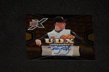 BRIAN BIXLER 2008 UPPER DEC UDX CERTIFIED SIGNED AUTOGRAPHED CARD PIRATES