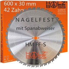 Holzboss Lames 600 X 30 MM FF-S Revêtement Fixé Avec Spanabweiser