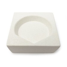 Plat En Céramique Carré Pour Fondre Bijoux Or Argent Cuivre 65Mm