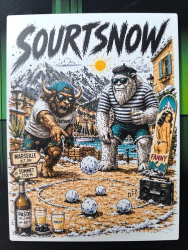 Plaque alu sourtsnow pétanque - sourtsnow,