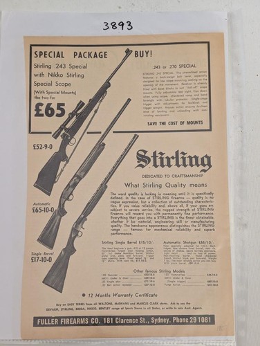 Stirling rifle package nikko - stirling,