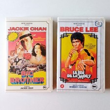 Big Brother (Jackie Chan)/Le Jeu De La Mort (Bruce Lee) Lot 2 Cassette Video VHS