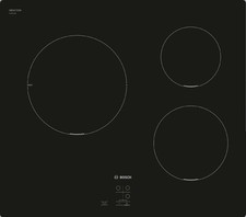 bosch table de cuisson à induction 60cm 3 feux 4600w puc611aa5e série 2