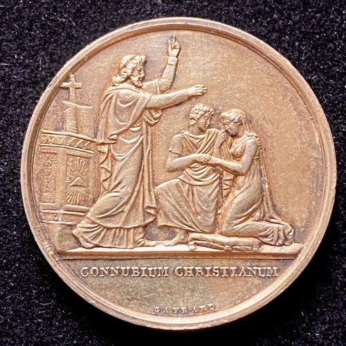 Médaille mariage 1855 - médaille,