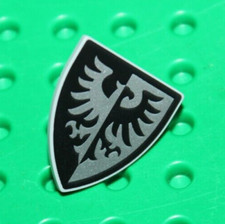 Bouclier Lego Minifig Shield with Black and Silver Falcon 3846pb055 Set 21325