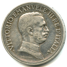 Italie 2 lires argent Victor