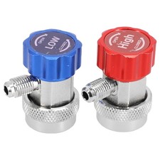 Kit Adaptateur Climatisation Voiture Auto R134a Coupleur Connecteurs Rapides Hau