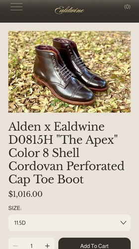Alden ealdwine d0815h - x, #8