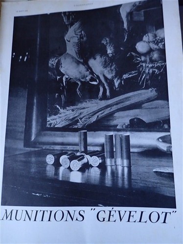 Munitions gevelot publicité - gevelot,
