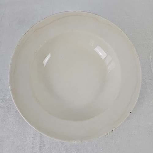 Plat rond creux faïence - plat,