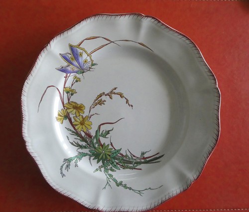 Assiette plate sarreguemines - assiette,