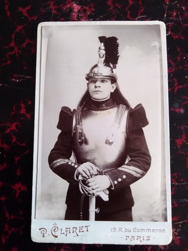 Cdv photographie soldat - cdv,